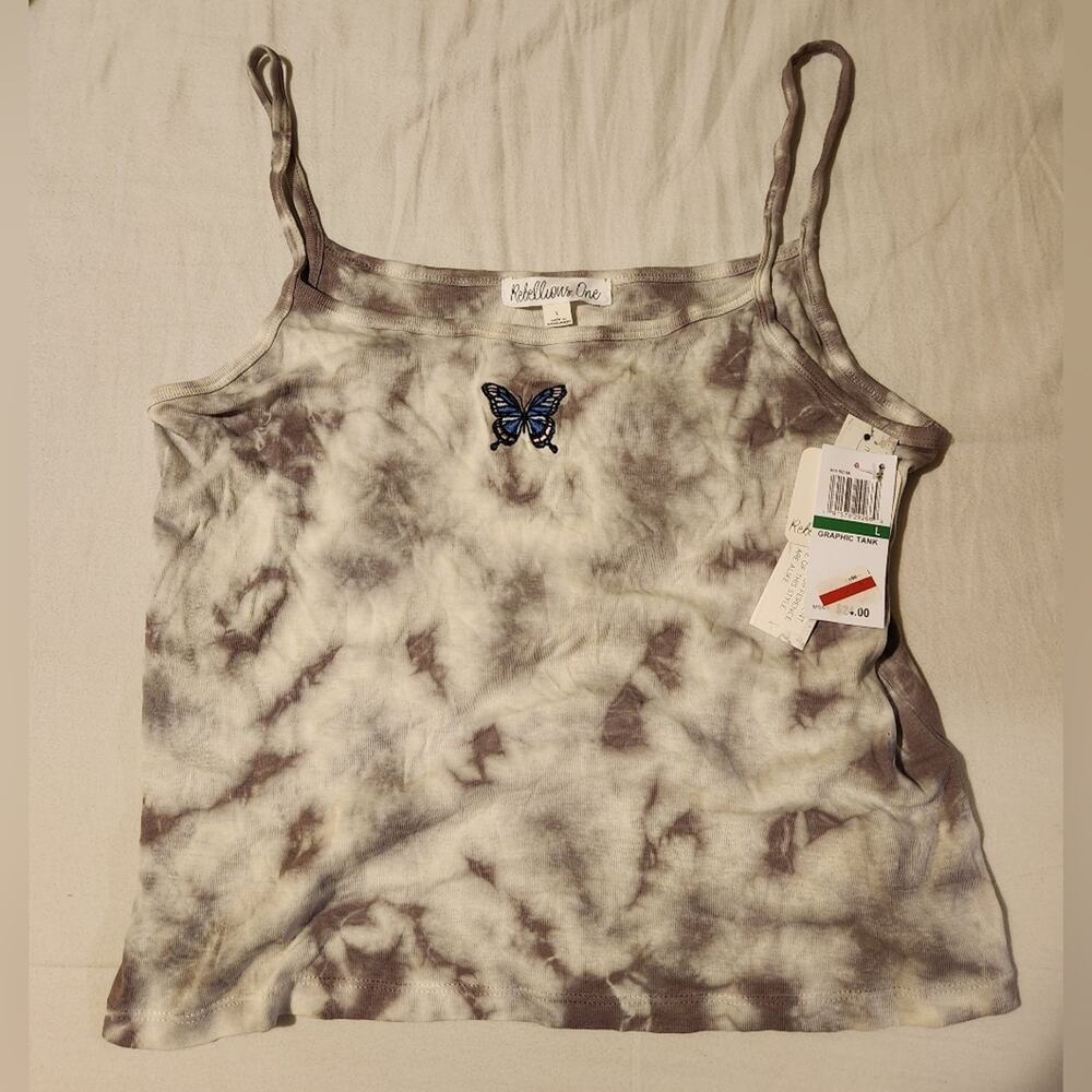 Rebellious One Graphic Tank. Size Large.  Nwt.